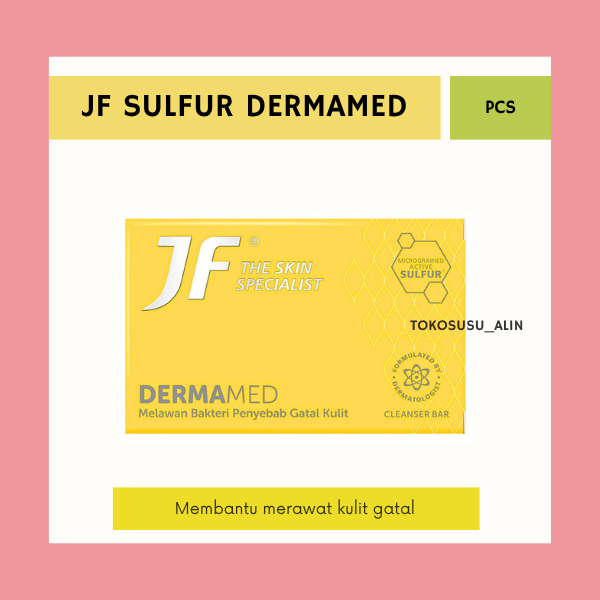 JF SULFUR DERMAMED 90 G / SABUN MANDI UNTUK KULIT GATAL