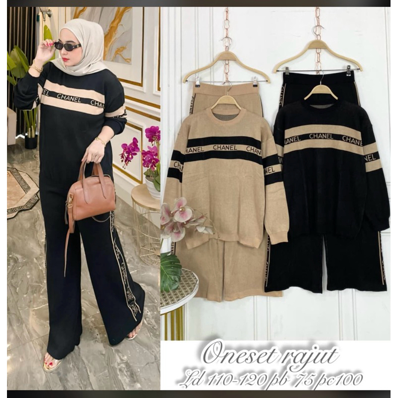 setelan celana wanita rajut import setcel wanita setelan rajut wanita