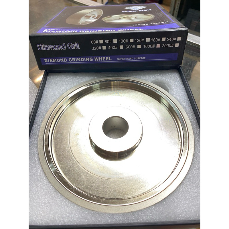 Mata Gerinda Asah Diamond Poles Batu Akik 6inch Cepat Jadi Grit 60 80 100 120 150 180 320 400 600 80