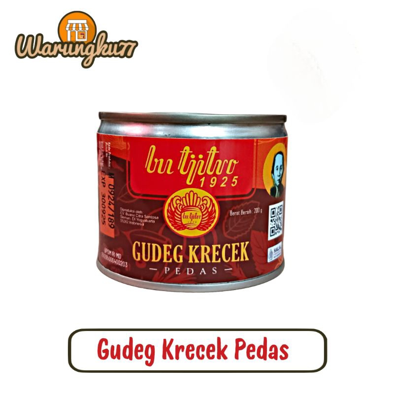 

Gudeg Krecek Pedas Bu Tjitro -200 gr -Spesial Promo FREE packing bubble wrap