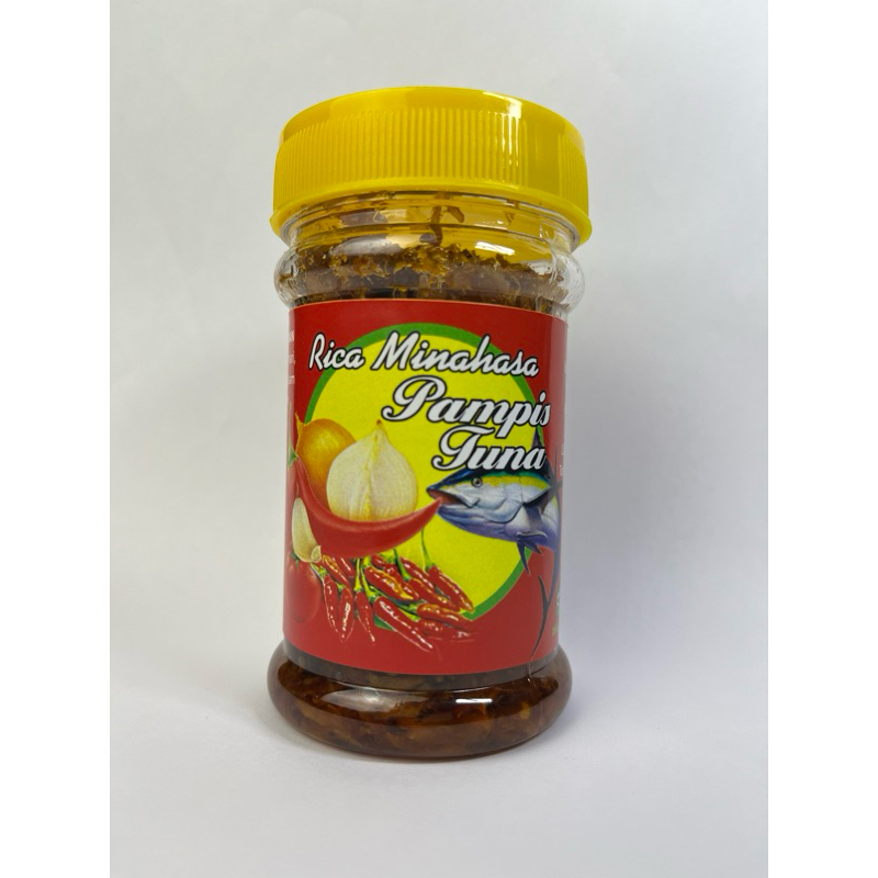 

Pampis Tuna / Abon Tuna Asli pedas Rica Minahasa