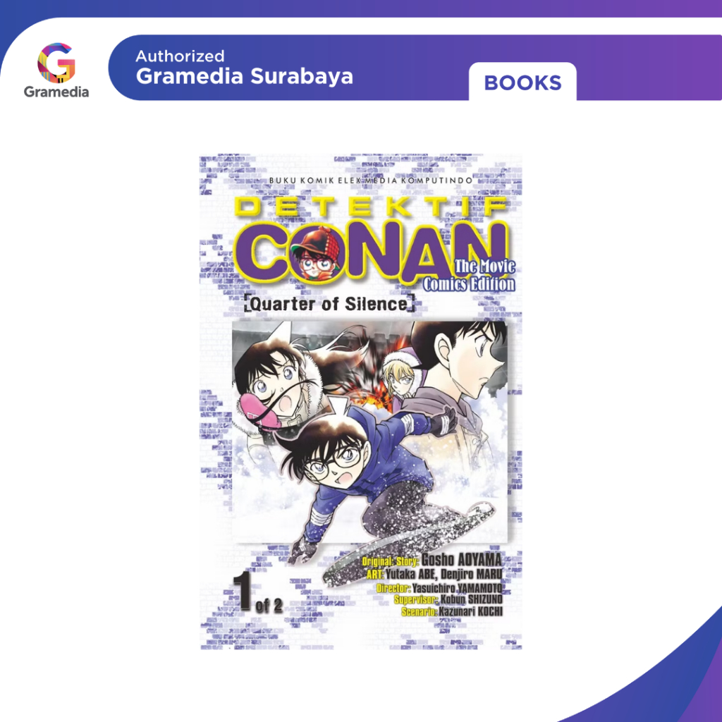 Gramedia Surabaya - Detektif Conan The Movie: Quarter Of Silence 01