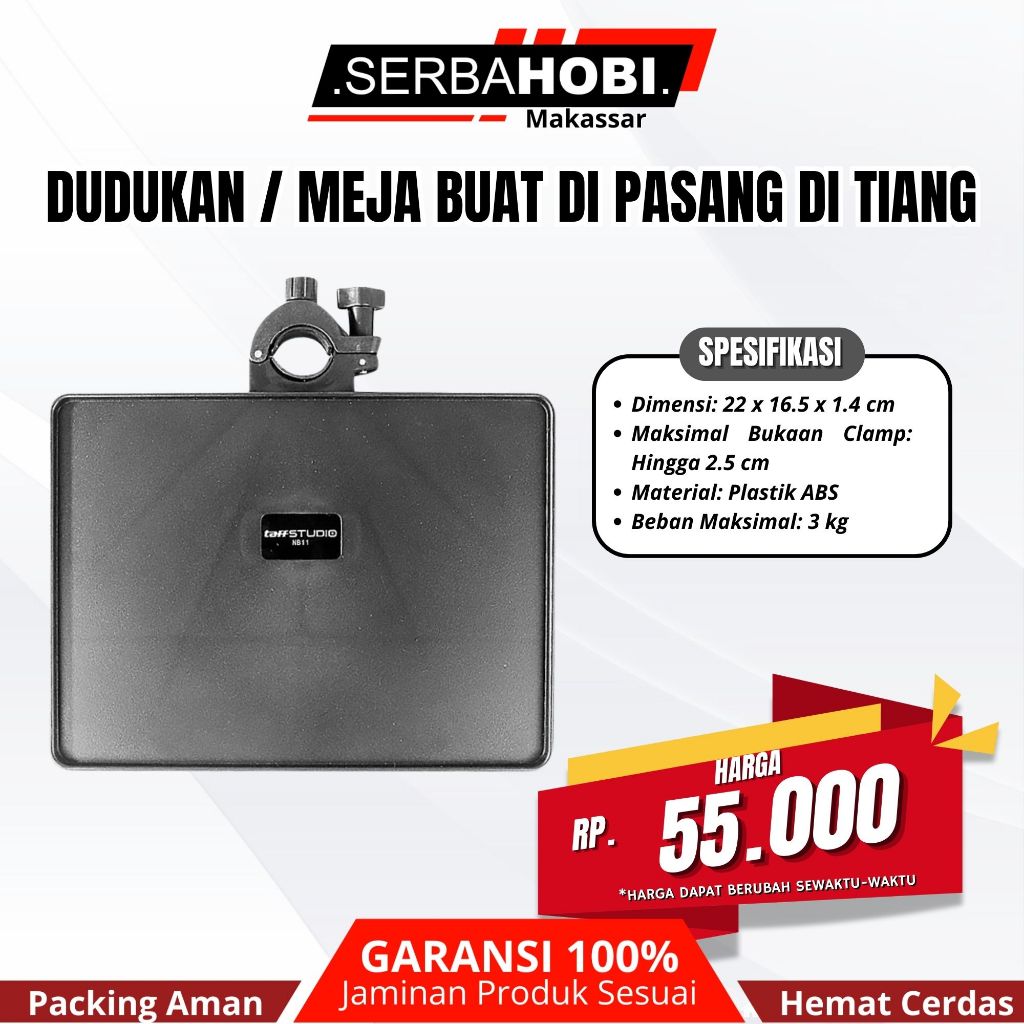 Tray Meja Untuk Tempat Dudukan Soundcard Ditiang Tripod / Stand Mic