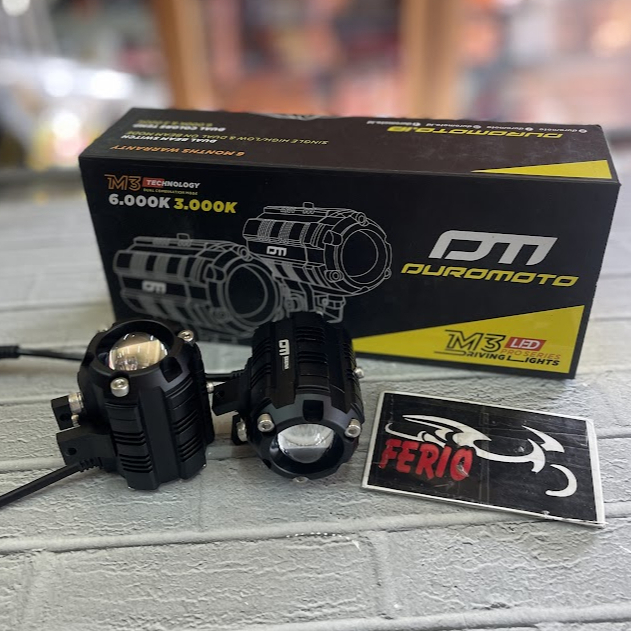 Lampu DUROMOTO M3 plus Saklar Duromoto