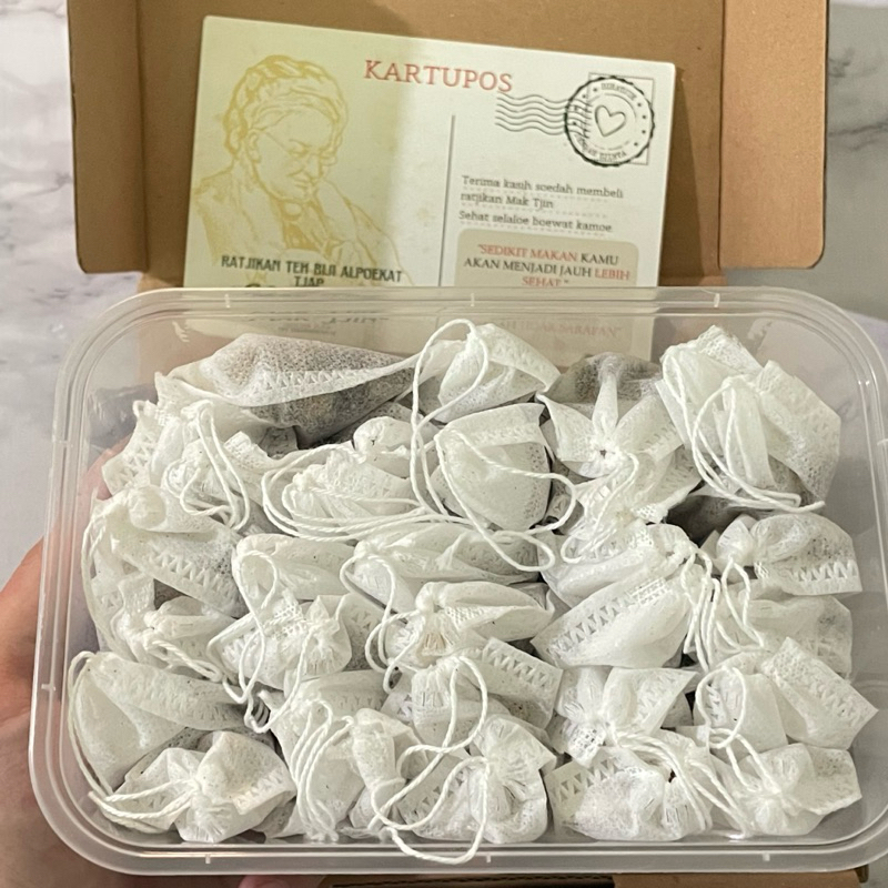 

Teh Herbal Biji Alpukat Racikan Tjap Mak Tjin