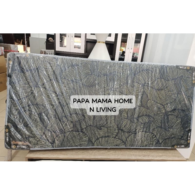 Tilam Busa Steel 3 Kaki Tebal 14cm - Kasur Ekonomis 90x190 - Single Bed - Medan