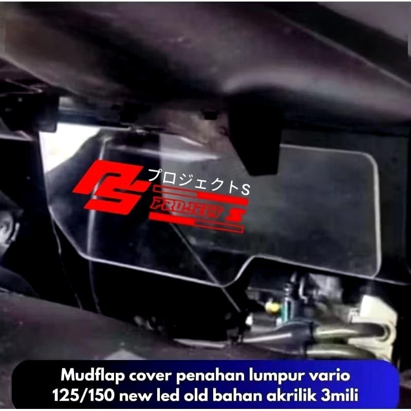 Mud Flap Mudflap Akrilik Vario 125 150 New LED Old
