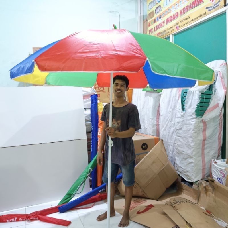 PAYUNG PANTAI 200CM/PAYUNG PANTAI 2M/PAYUNG TENDA/JUALAN