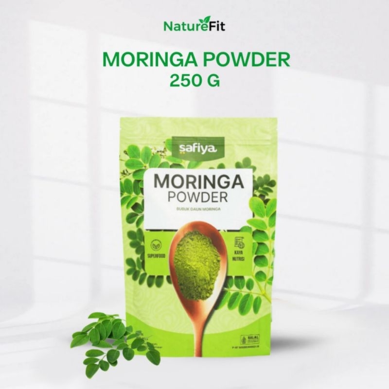

Safiya Daun Kelor 250 Gr Moringa Bubuk 100% Murni Premium