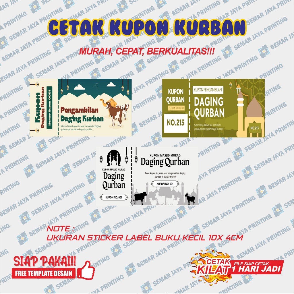 

CETAK KUPON PENGAMBILAN DAGING QURBAN IDUL ADHA