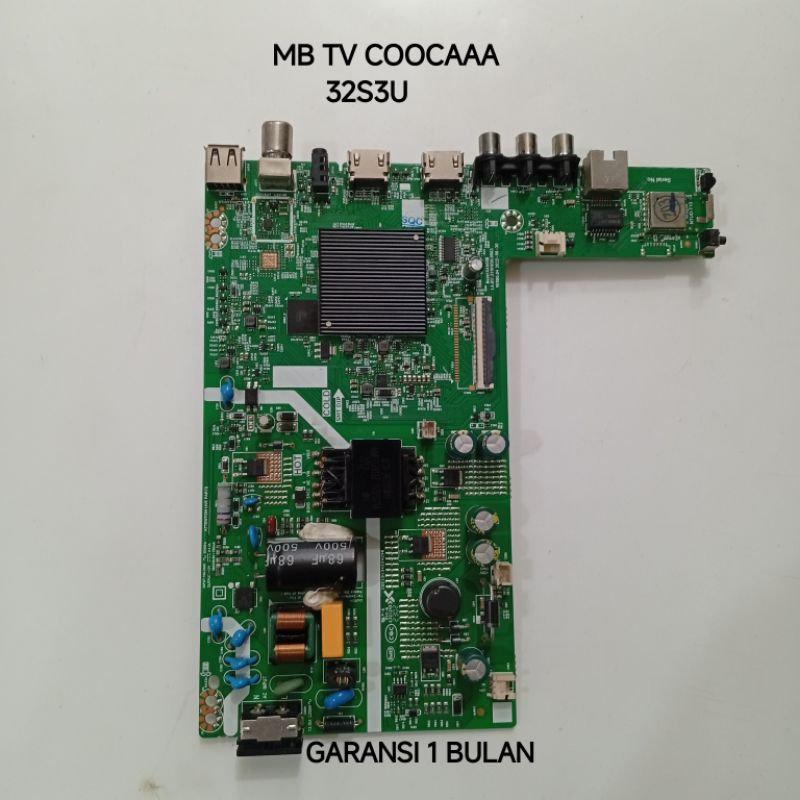 MB TV COOCAA 32S3U MAINBOARD MESIN TV LED COOCAA 32S3U