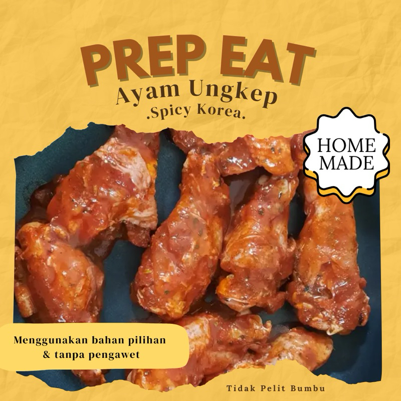 

AYAM UNGKEP SPICY ALA KOREA 5/8/10 POTONG VACUM PACK