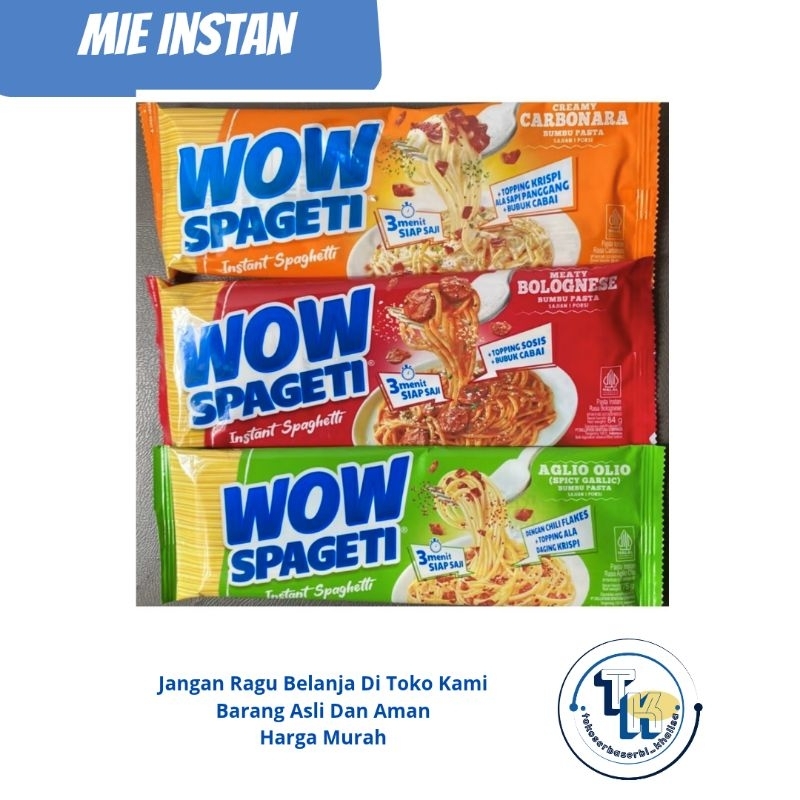 

WOW spageti instan kemasan 85 gram