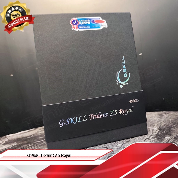 GSKILL F5-6400J3239G32GX2-TR5S | Trident Z5 Royal 64GB (2x32GB) DDR5 6400MHz