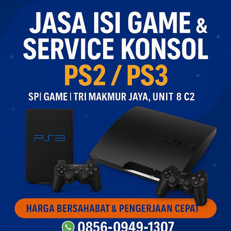Jasa Isi game PS2 PS3