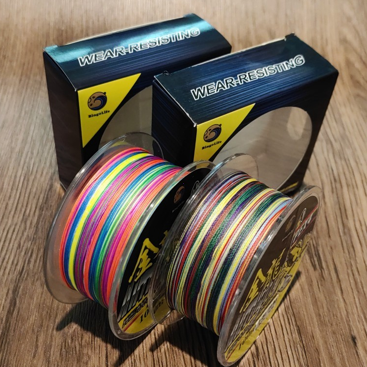 Senar PE X4 X8 Mulus Senar Pancing Lembut 100m Senar Pancing Ukuran 1000 Braided Fishing Line Satu W