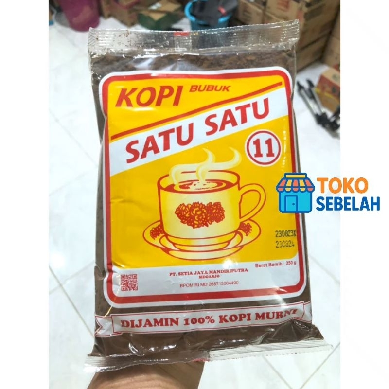 

B11 Kopi Bubuk satu satu Juaranya Kopi No 1. netto 250 Gram