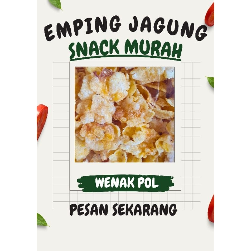 

emping jagung gurih