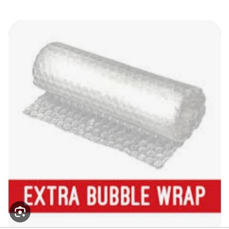 

Tambahan Extra bubble wrap