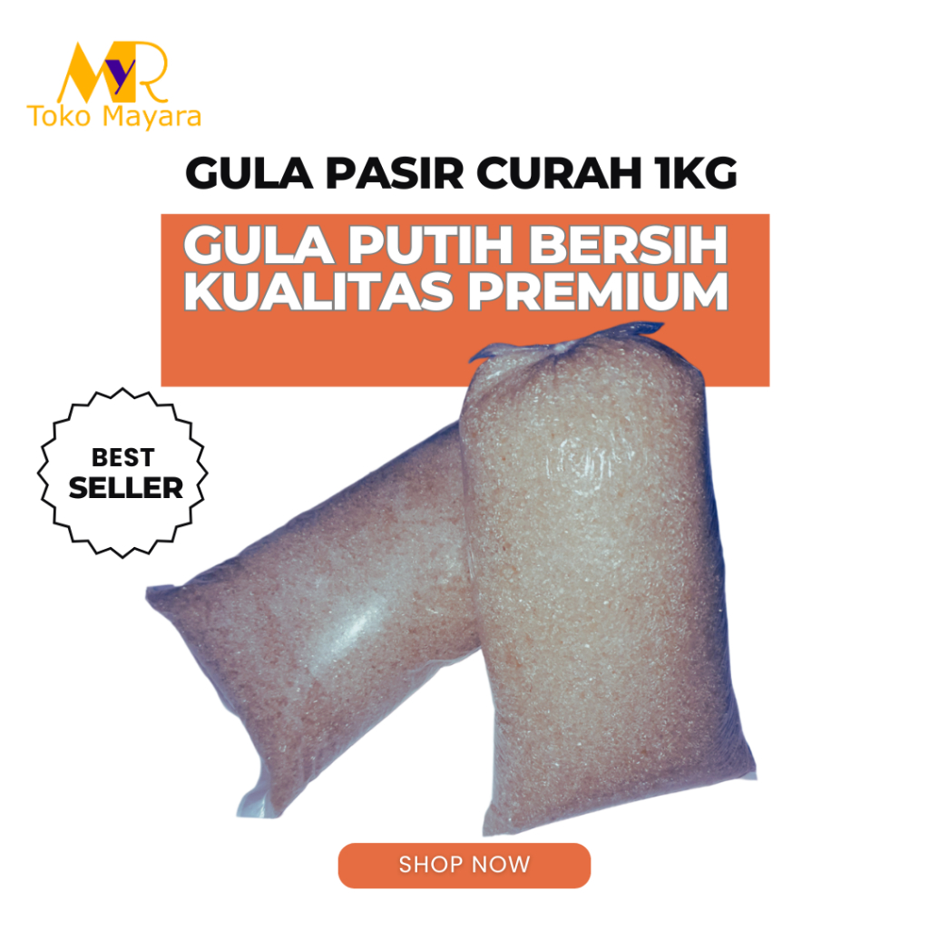 

Gula Pasir Curah 1Kg – Gula Putih Bersih Kualitas Premium | Cocok untuk Masakan & Minuman