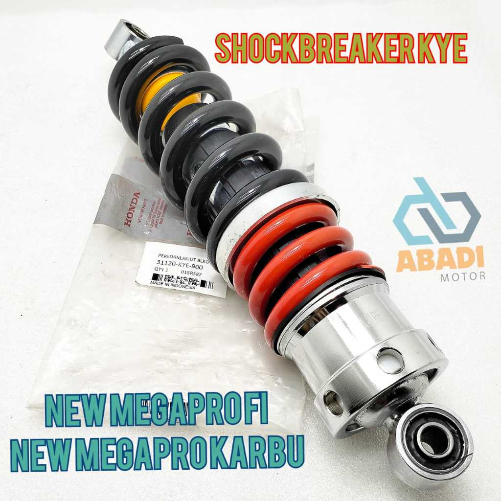 Shockbreaker Shock Belakang Ori Honda KYE New MegaPro MonoShock Karbu Mega Pro Mono Fi Shok Breker O