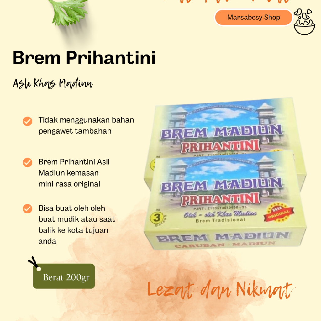 

NEW Brem Prihantini Madiun Kemasan Mini MURAH BERKUALITAS