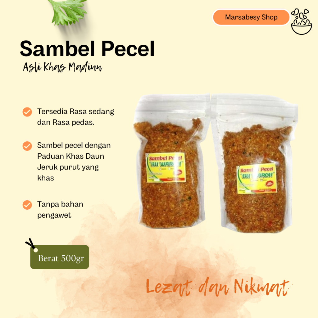 

NEW 500 Gram Sambel Pecel Asli Madiun [Bisa COD] Bumbu Pecel Khas MURAH BERKUALITAS
