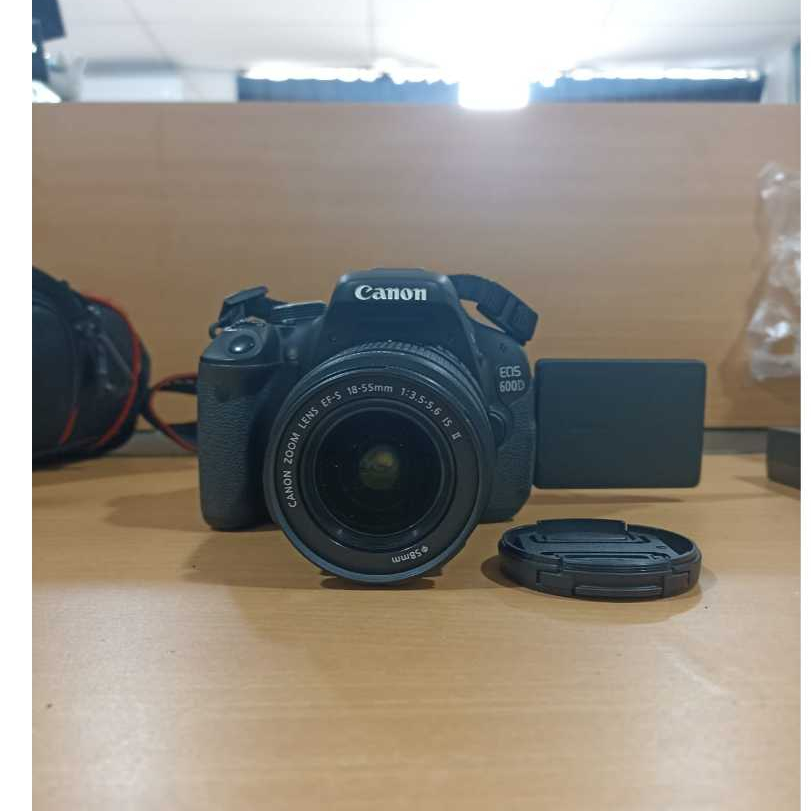 Canon EOS 600D Kit 18-55mm IS II | Kamera DSLR Full HD + Accesorries Second