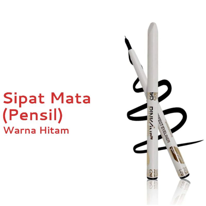 Celak / Sipat Mata Model Pensil Warna Hitam Merk Waterprof