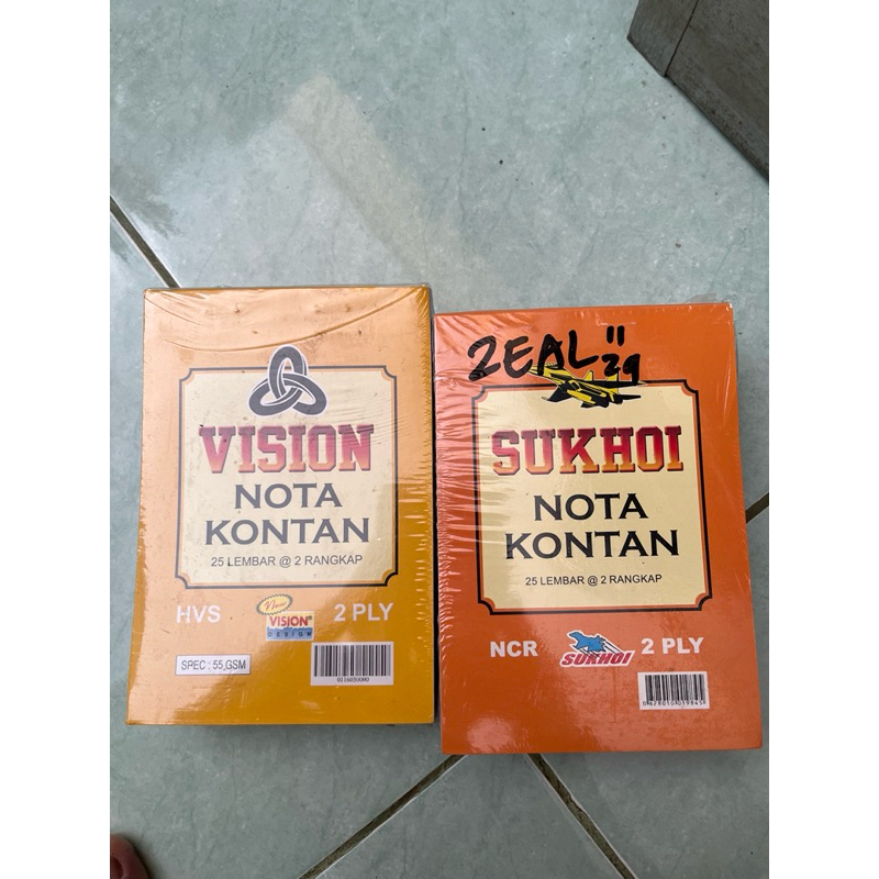 

nota kontan 2ply 2rangkap gelatik vision sukhoi