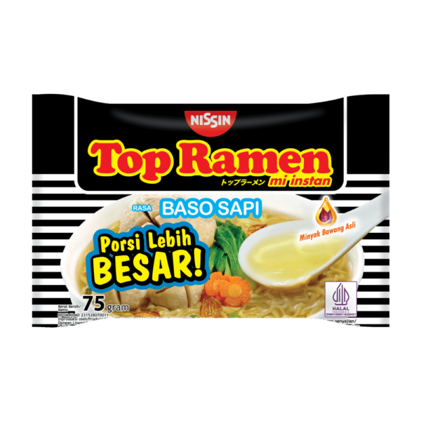 

Top Ramen Baru BASO SAPI mie jadul
