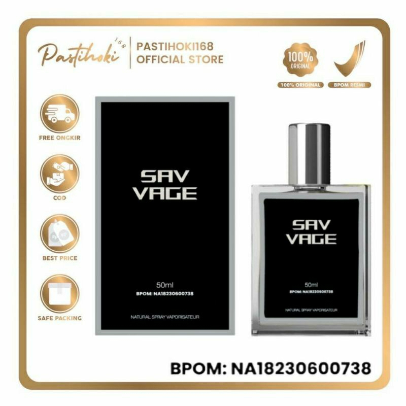 BPOM PARFUM SAVVAGE 5OML/ PARFUMPRIA WANGI TAHAN LAMA/ PARFUM SAVVAGE BE...
