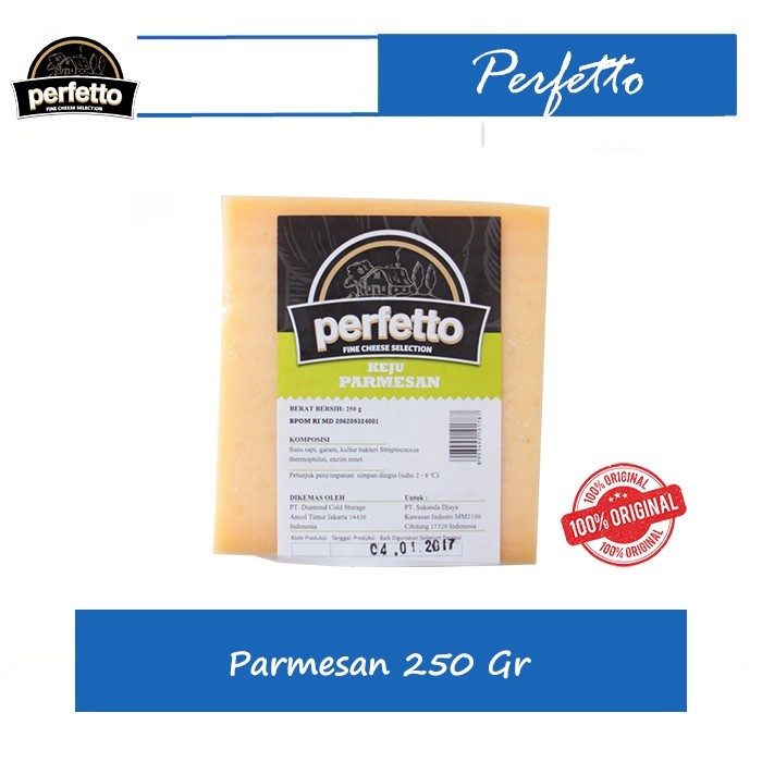 

Perfetto Parmesan Cheese 250 Gr / Keju Parmesan