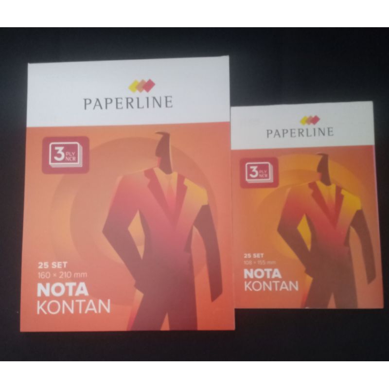 

Nota kontan 3 ply (ukuran besar dan kecil)