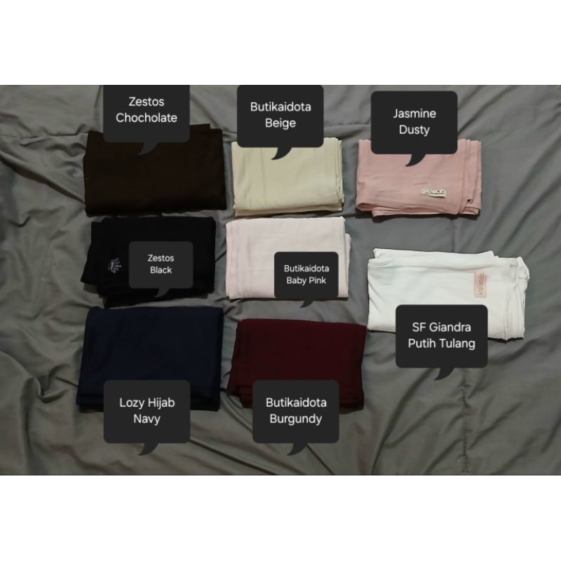 CO PASHMINA BUTIKAIDOTA, LOZY, ZESTOS