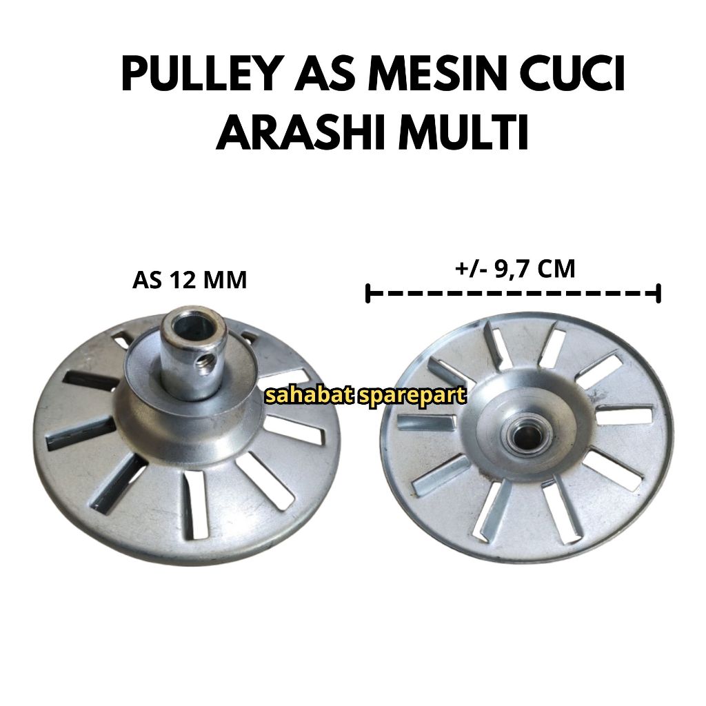 PULLEY AS MESIN CUCI ARASHI MULTI AS 10 MM