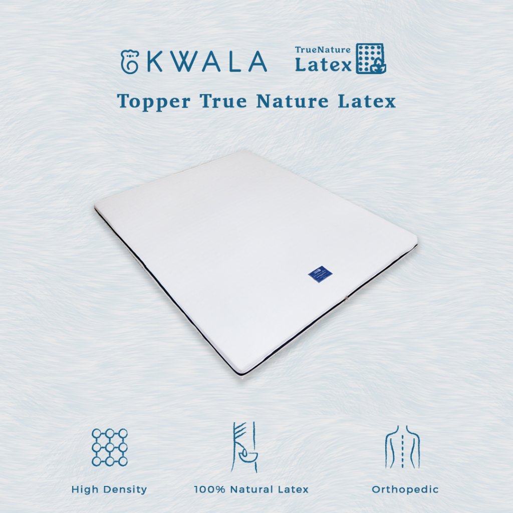 Topper Kasur 200x200 | Topper Latex Premium | Garansi 100% Latex Alami | TrueNature Latex