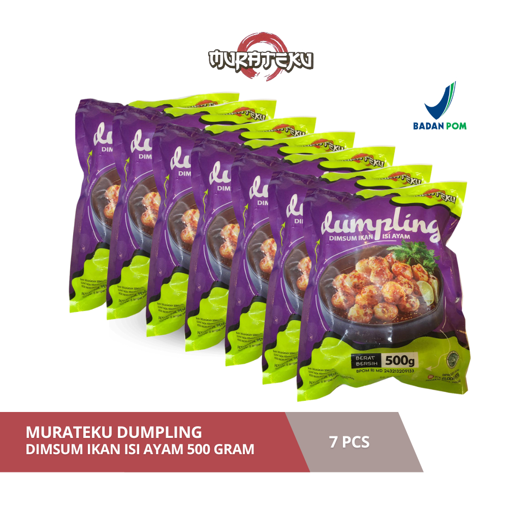 

Murateku Dumpling Dimsum Ikan Isi Ayam 500 Gram - 7 Pcs