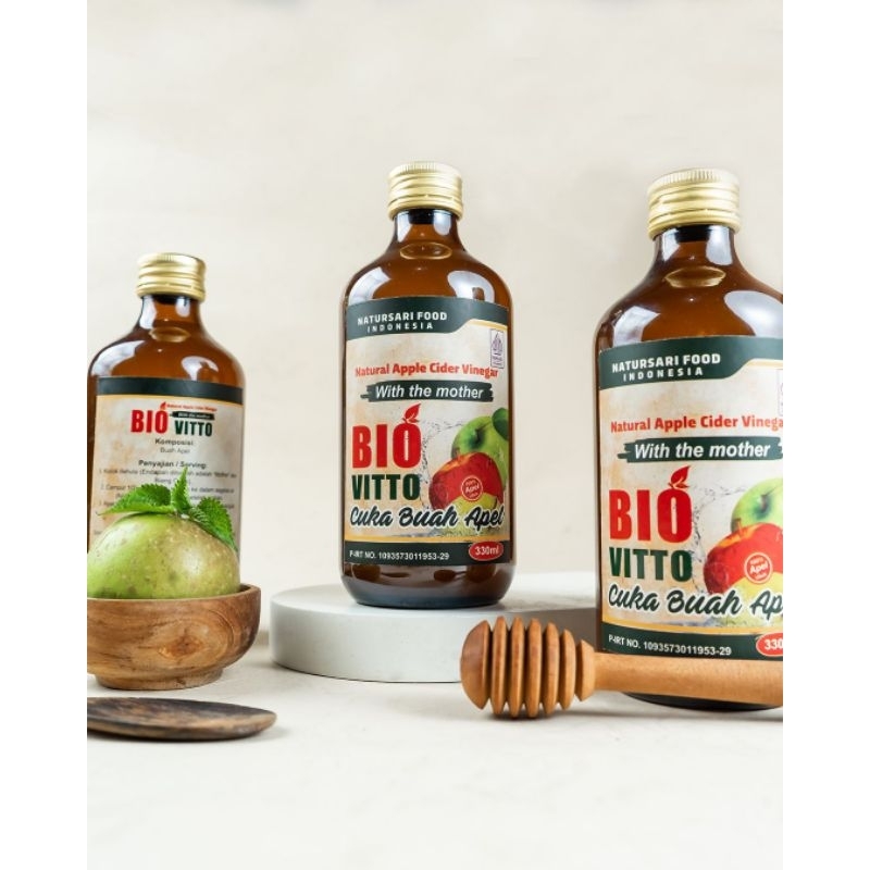 

cuka apel natursari food biovitto 330ml asli dan 100% halal