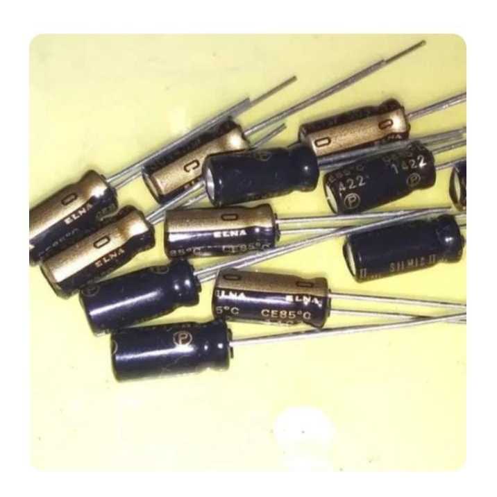 RF4046 elco 10uf 50v elna silmic ars high end audio by PCM LTC GLODOK