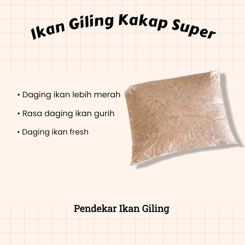 

Pendekar Ikan Giling Kakap Super