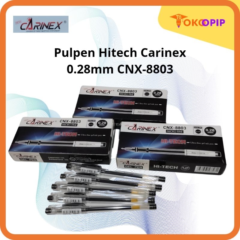 

Pulpen Hitech Carinex 0.28mm CNX-8803 Asli Original (Pack)