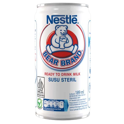 

Nestle BEAR BRAND Susu Beruang Kemasan Kaleng 189 ml | Kemasan 10 pcs dan 30 pcs