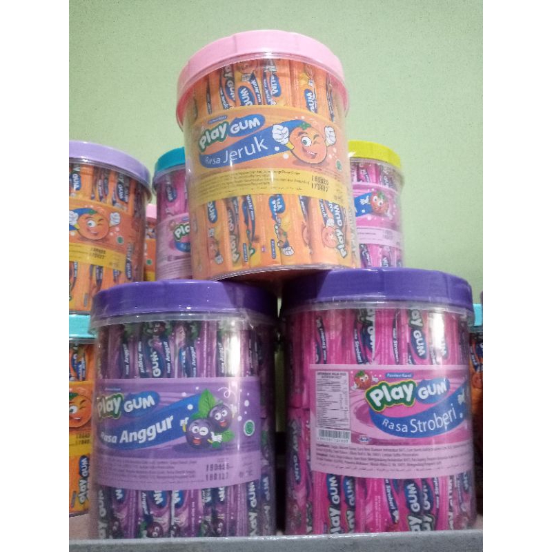 

Playgum Permen karet rasa buah..isi 220pcs