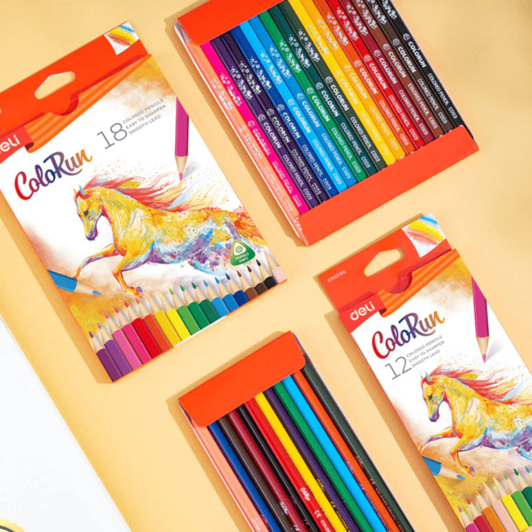 

Pensil Warna Deli Panjang 12,18 Warna