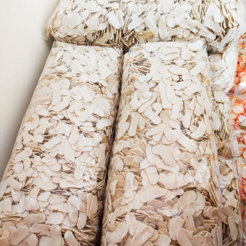 

TERMURAH 5KG Kerupuk Lidah dan Bulat Ikan Tenggiri Krupuk Putih Mentah Enak Wangi Gurih Nagih