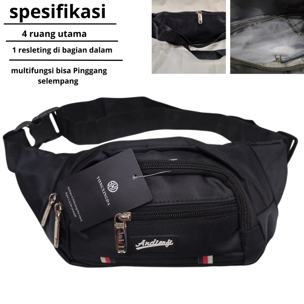 Tas Multifungsi Pria | Tas Punggung Tas Pinggang Tas Tenteng Cowok Murah | Bag Terbaru | Tas Pria Wa