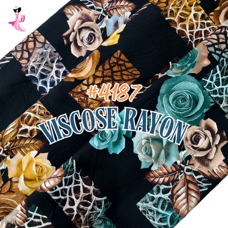 [MH4187] rayon viscose import / viscose premium import / kain rayon print / rayon premium / kain ray