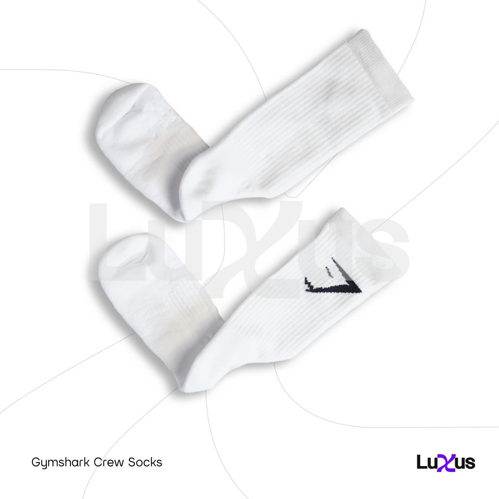 KODE A18Y NEW ORIGINAL Gymshark Crew Socks Nyaman Dan Elegan