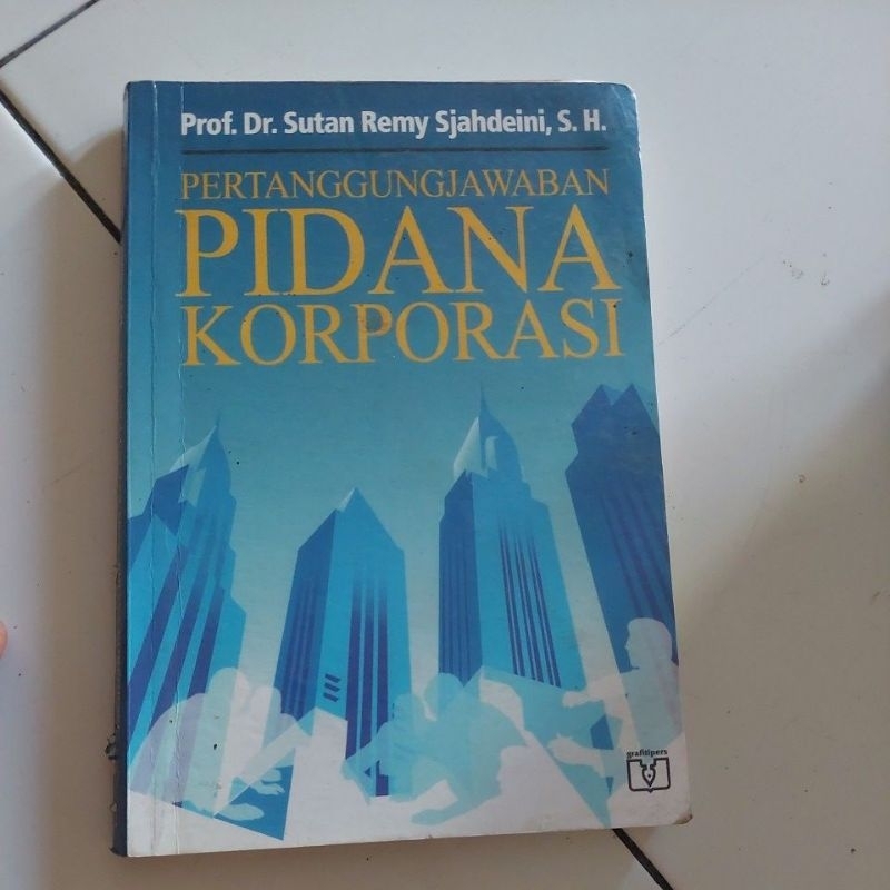 PERTANGGUNGJAWABAN PIDANA KORPORASI
